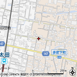 香川県高松市太田下町1383周辺の地図