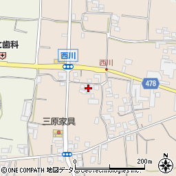 兵庫県南あわじ市榎列西川190周辺の地図