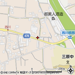 兵庫県南あわじ市榎列西川154周辺の地図