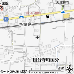 香川県高松市国分寺町国分814周辺の地図
