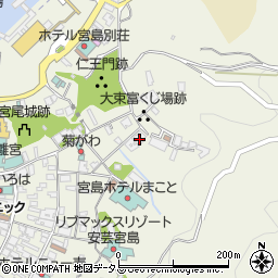 広島県廿日市市宮島町721周辺の地図