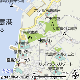 広島県廿日市市宮島町801周辺の地図