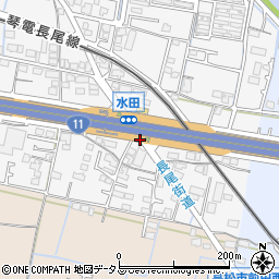 水田周辺の地図
