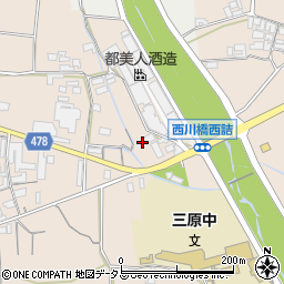 兵庫県南あわじ市榎列西川乙-252周辺の地図