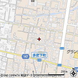 香川県高松市太田下町1399周辺の地図