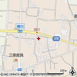兵庫県南あわじ市榎列西川183-1周辺の地図