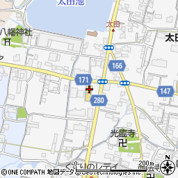 香川県高松市太田上町982-1周辺の地図