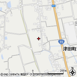 香川県さぬき市津田町津田2605-1周辺の地図