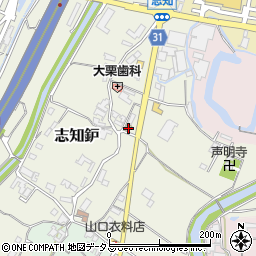 兵庫県南あわじ市志知鈩120周辺の地図
