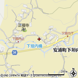 広島県呉市安浦町大字下垣内817周辺の地図