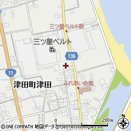 香川県さぬき市津田町津田2571-4周辺の地図