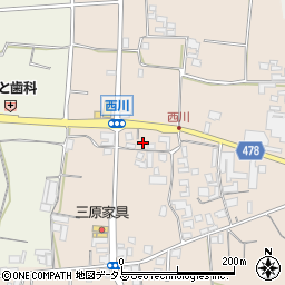 兵庫県南あわじ市榎列西川104周辺の地図
