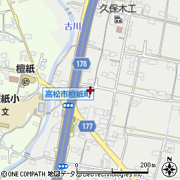 香川県高松市檀紙町788-7周辺の地図