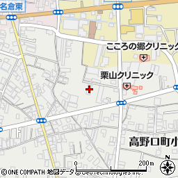 和歌山県橋本市高野口町小田670周辺の地図