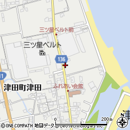 香川県さぬき市津田町津田2571-67周辺の地図