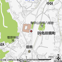 広島県尾道市因島田熊町西浜区1313-1周辺の地図