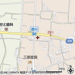 兵庫県南あわじ市榎列西川101周辺の地図