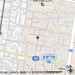 香川県高松市太田下町1392-6周辺の地図