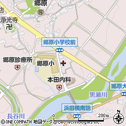 呉郷原郵便局周辺の地図