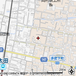 香川県高松市太田下町1378周辺の地図