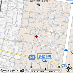 香川県高松市太田下町1392-1周辺の地図