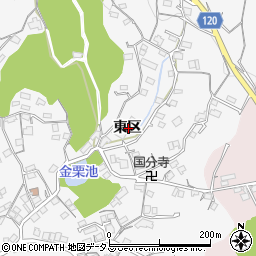 広島県尾道市因島田熊町東区周辺の地図