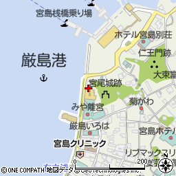 広島県廿日市市宮島町丁周辺の地図