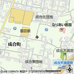 香川県高松市成合町周辺の地図
