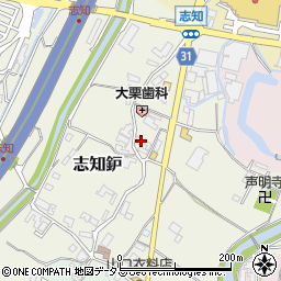 兵庫県南あわじ市志知鈩118周辺の地図