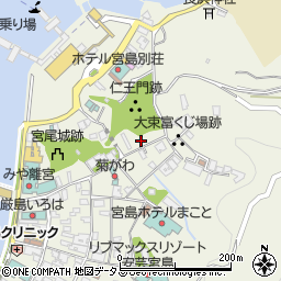 広島県廿日市市宮島町新町周辺の地図