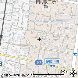 香川県高松市太田下町1392-7周辺の地図