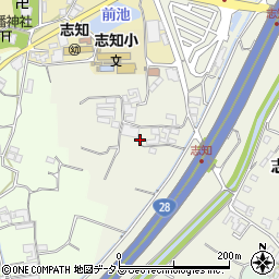 兵庫県南あわじ市志知鈩353周辺の地図