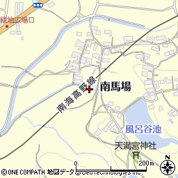 和歌山県橋本市南馬場74周辺の地図