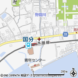 香川県高松市国分寺町国分1061周辺の地図
