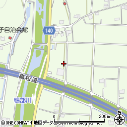 香川県さぬき市鴨部431-1周辺の地図