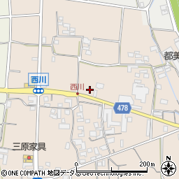 兵庫県南あわじ市榎列西川113-2周辺の地図