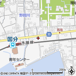 香川県高松市国分寺町国分980周辺の地図