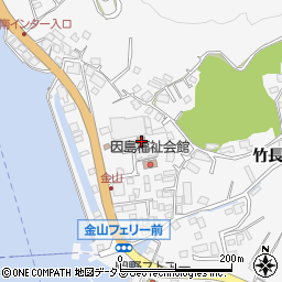 竹長区民会館周辺の地図