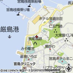広島県廿日市市宮島町860周辺の地図