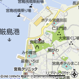 広島県廿日市市宮島町860-7周辺の地図