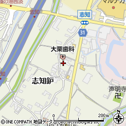 兵庫県南あわじ市志知鈩116周辺の地図