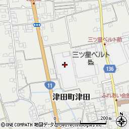 香川県さぬき市津田町津田2893-9周辺の地図
