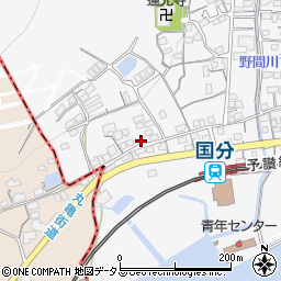 香川県高松市国分寺町国分1090周辺の地図