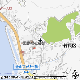 広島県尾道市因島田熊町竹長区4480-2周辺の地図