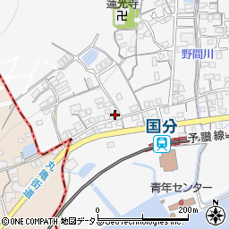 香川県高松市国分寺町国分1089-1周辺の地図