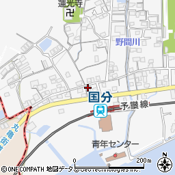 香川県高松市国分寺町国分1043周辺の地図