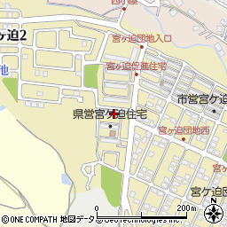 広島県呉市焼山宮ヶ迫周辺の地図