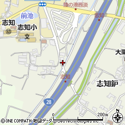 兵庫県南あわじ市志知鈩347周辺の地図