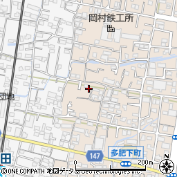香川県高松市太田下町1374周辺の地図