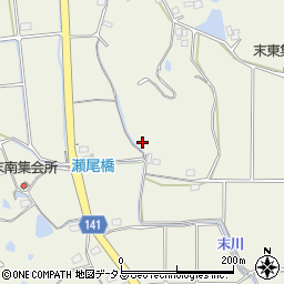香川県さぬき市末周辺の地図